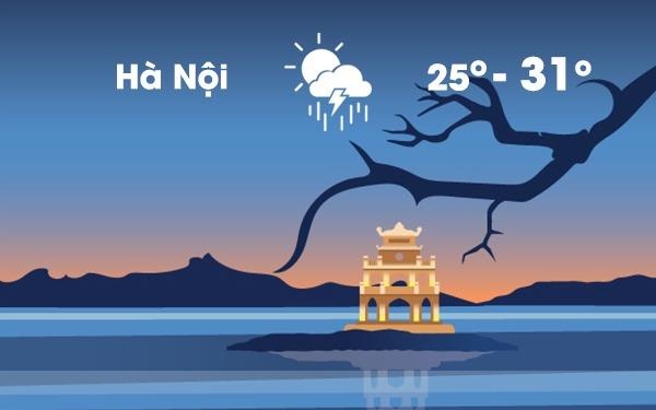 Thoi tiet ngay 4/8: Ha Noi mua lon, Sai Gon nang 34 do C hinh anh