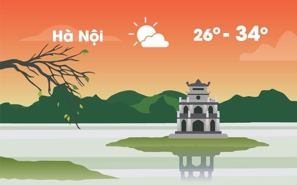 Thoi tiet ngay 8/8: Ha Noi nong 34 do C, Sai Gon mua dong hinh anh