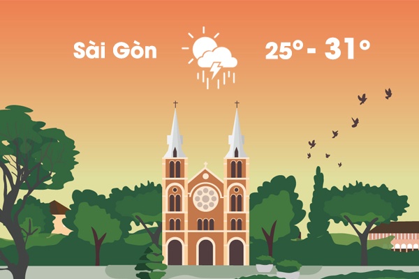 Thoi tiet ngay 14/8: Sai Gon mua lon, Ha Noi nong 36 do C hinh anh