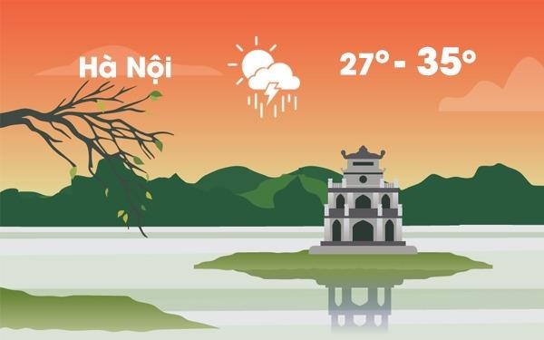 Thoi tiet ngay 26/8: Ha Noi va Sai Gon nang nong hinh anh