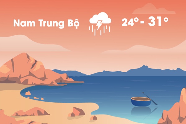 Thoi tiet ngay 2/10: Khong khi lanh tang cuong, Nam Trung Bo mua lon hinh anh