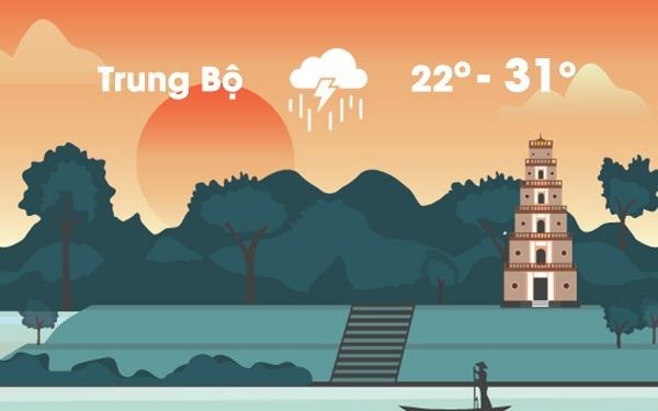 Thoi tiet ngay 4/10: Mua lon tiep dien o Trung Bo, nguy co lu quet hinh anh