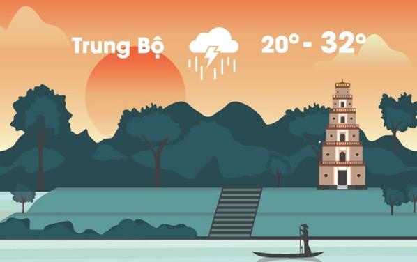 Thoi tiet ngay 9/11: Trung Bo mua lon va dong manh vi khong khi lanh hinh anh