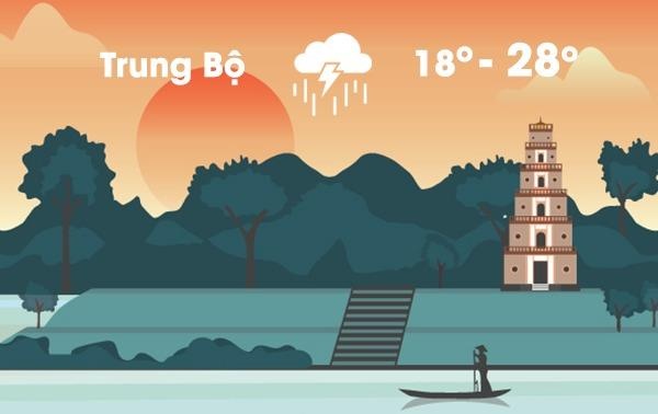 Thoi tiet ngay 27/11: Trung Bo mua lon dien rong, nguy co lu lut cao hinh anh