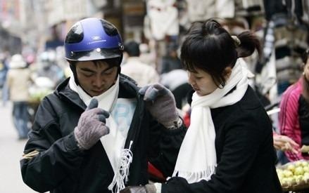 Khong khi lanh tran ve, Bac Bo don Noel trong mua lanh hinh anh