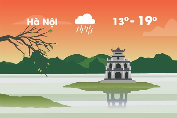 Thoi tiet ngay 28/12: Mien Bac chuyen ret dam vao chieu toi hinh anh