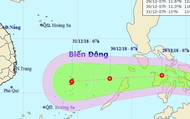 Ap thap nhiet doi tang toc, tien gan bo bien Philippines hinh anh