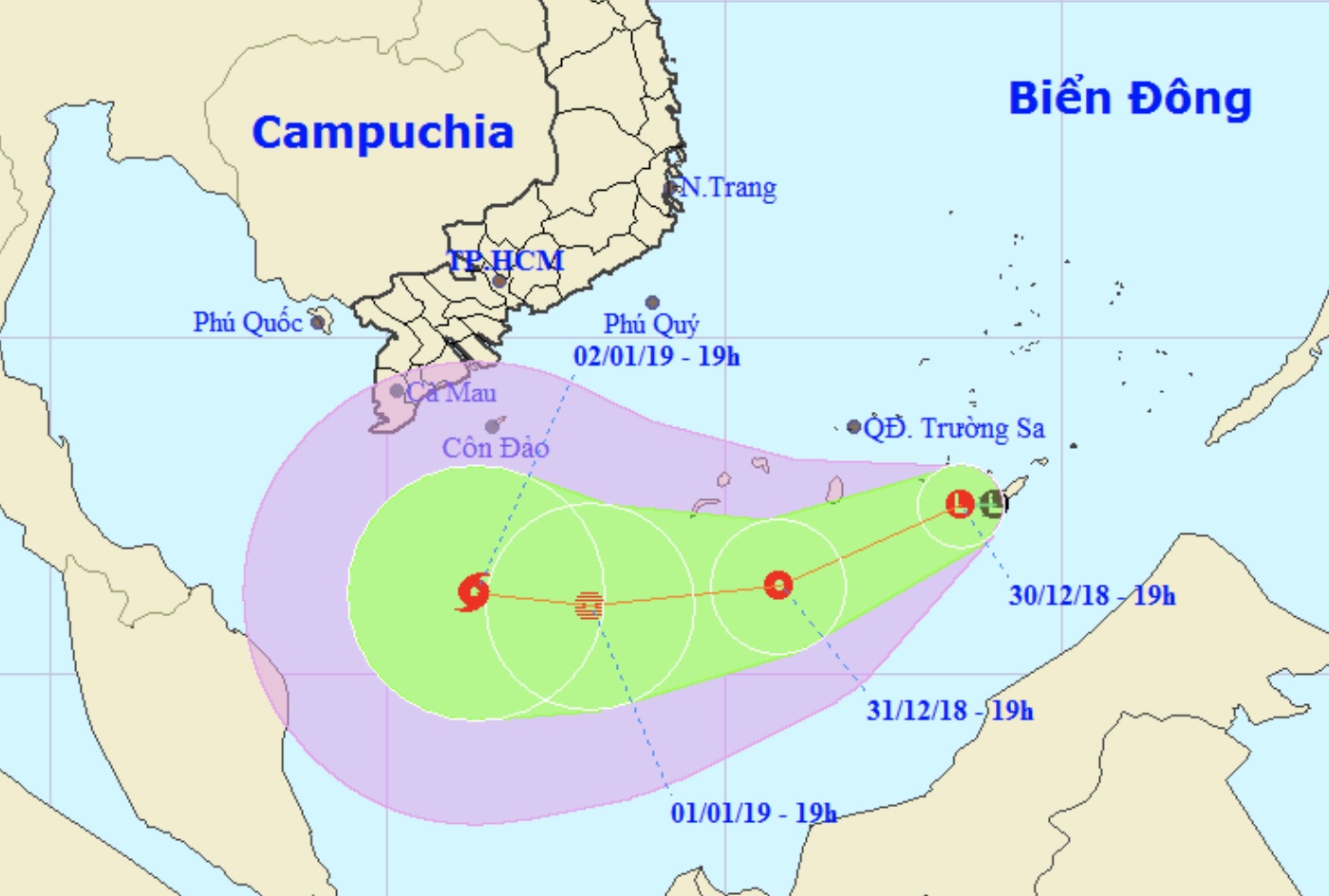 Kich ban vung ap thap manh len thanh bao de doa mien Nam hinh anh