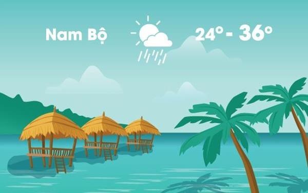 Thoi tiet ngay 16/3: Nam Bo nang nong 36 do C hinh anh