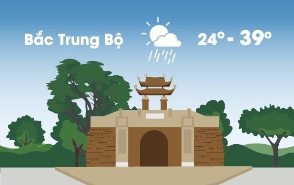Thoi tiet ngay 10/4: Trung Bo nang nong dien rong, cao nhat 39 do C hinh anh