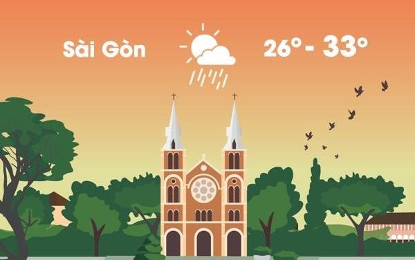 Thoi tiet ngay 12/4: Ha Noi, Sai Gon xuat hien mua rao hinh anh