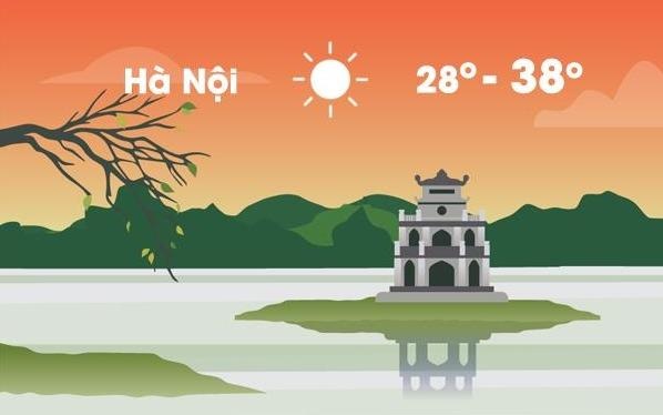 Thoi tiet ngay 20/4: Ha Noi nang nong rat gay gat, cao nhat 38 do C hinh anh
