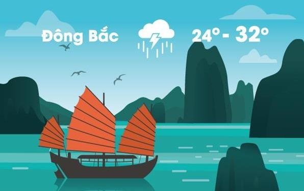 Thoi tiet ngay 30/4: Mien Bac mua to kem gio lon hinh anh