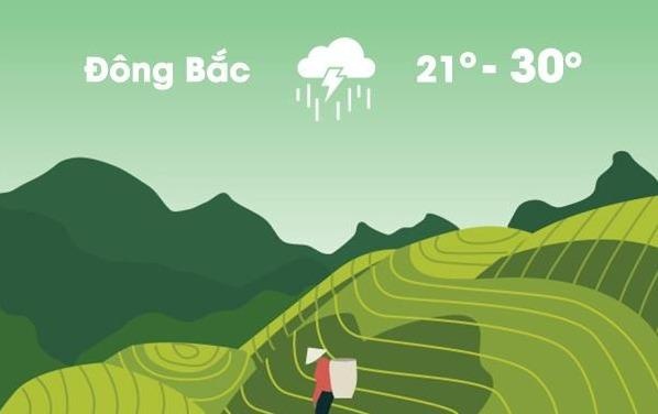 Thoi tiet ngay 3/5: Mien Bac mua dong, gio manh dien rong hinh anh