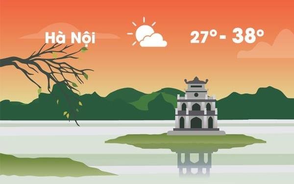 Thoi tiet ngay 16/5: Ha Noi nang nong gay gat 38 do C hinh anh