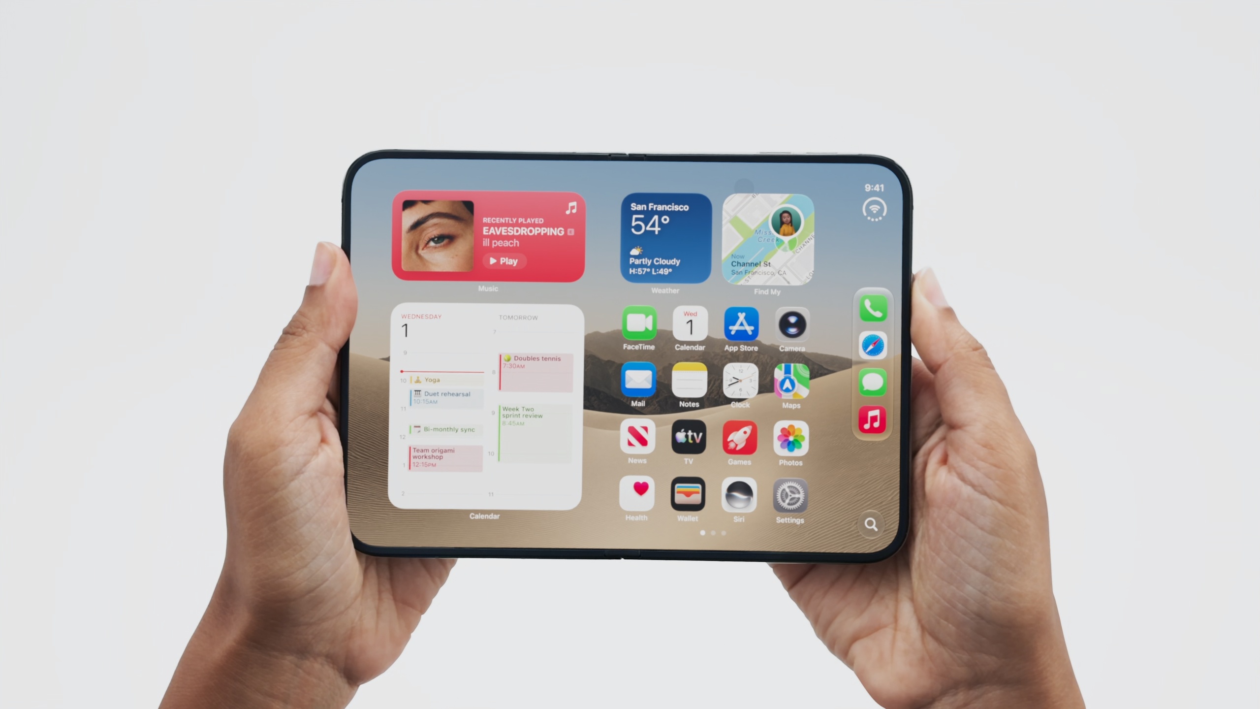 iPhone Duo với màn hình gập xuất hiện