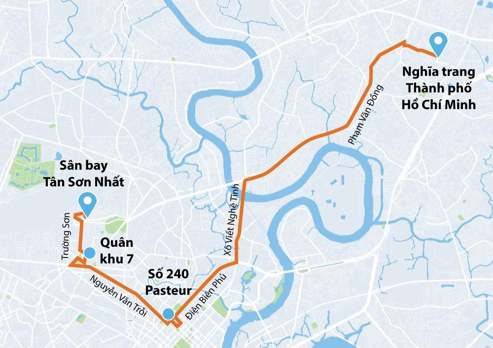 Ha Noi, Sai Gon cam nhieu duong ngay quoc tang dai tuong Le Duc Anh hinh anh