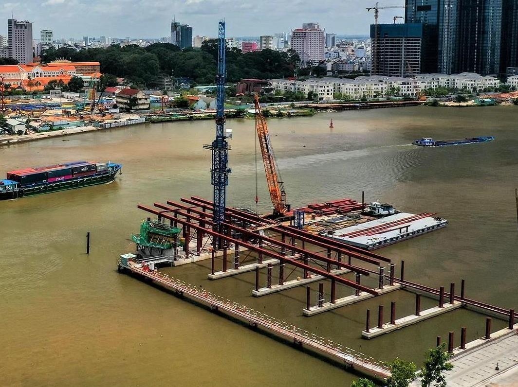 Vi sao cau Thu Thiem 2 xay mai chua xong? hinh anh