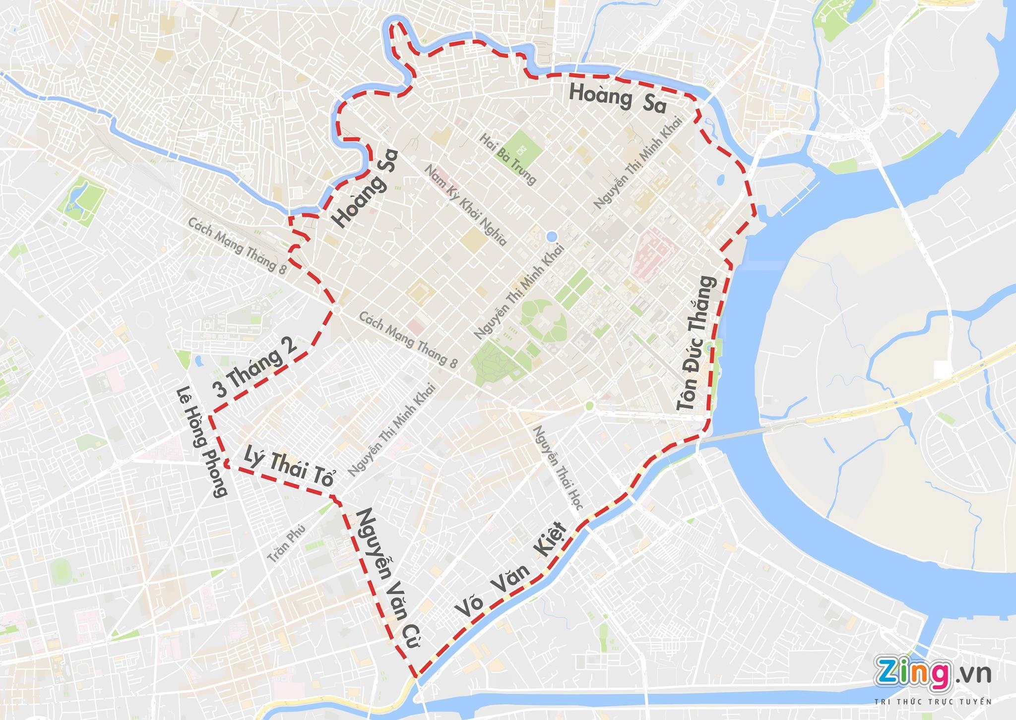 vanh dai thu phi xe vao trung tam Sai Gon anh 2