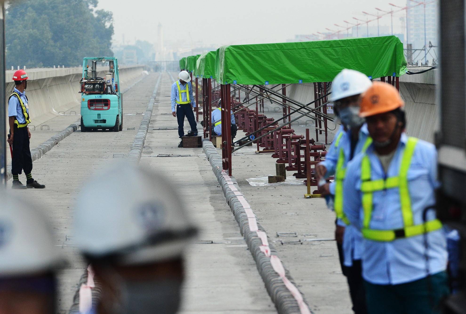 tuyến metro số 1 ngừng thi công ảnh 2 tuyen metro so 1 ngung thi cong anh 2