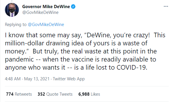 co hoi trung mot trieu do khi tiem vaccine tai ohio anh 1