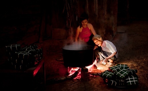 Bep lua ngay Tet hinh anh