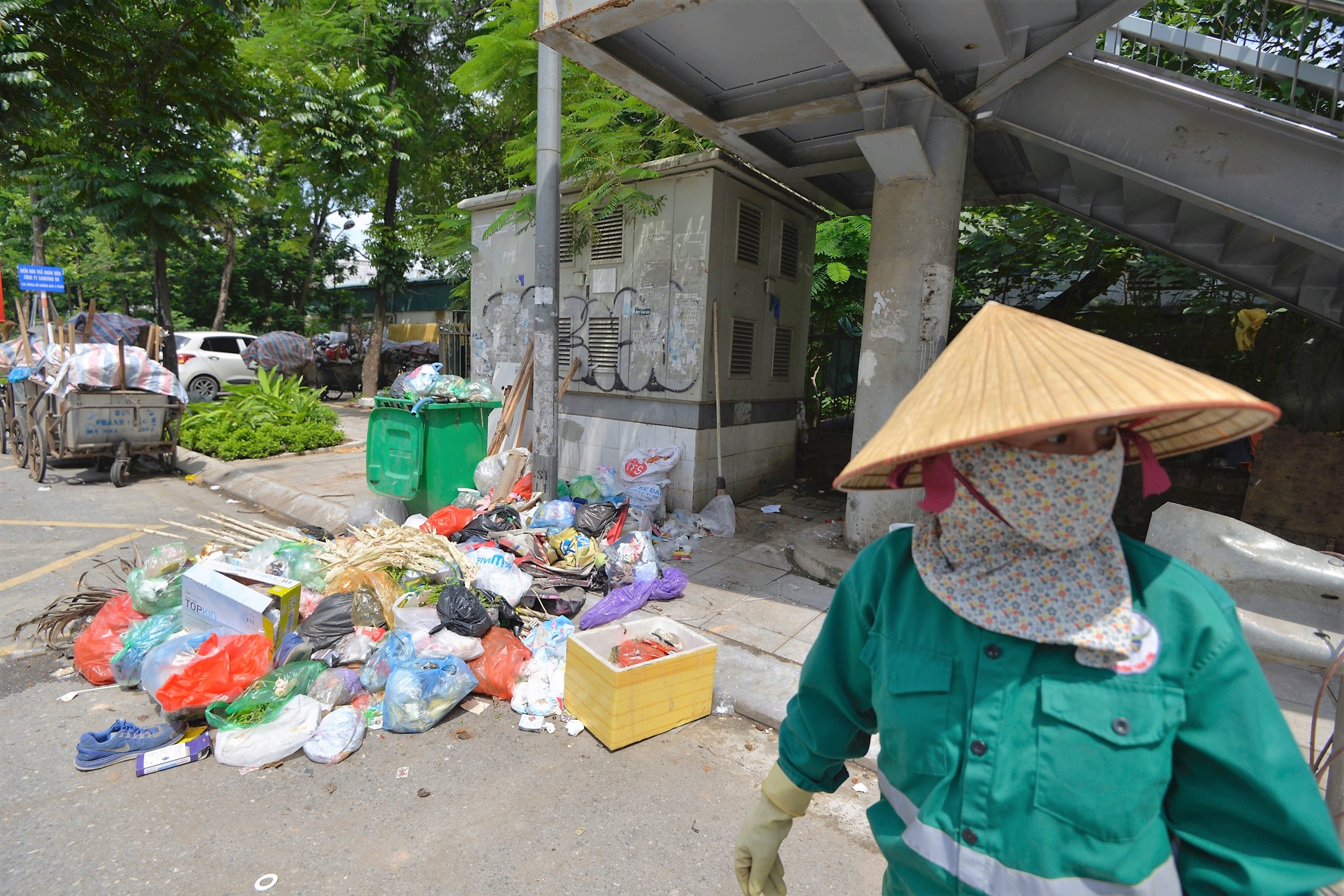 chặn xe bãi rác nam sơn ảnh 1 chan xe bai rac nam son anh 1