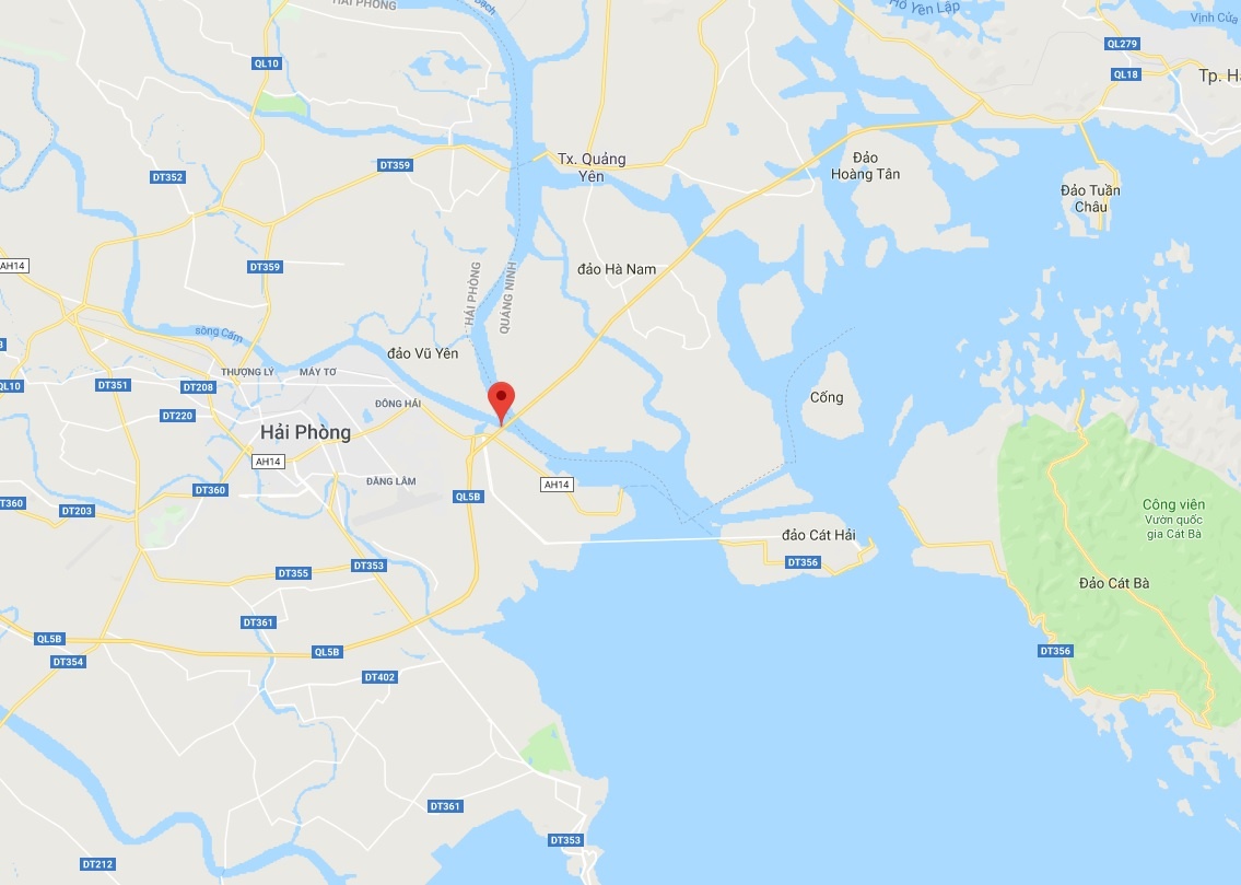 cầu Bạch Đằng lún võng ảnh 3 cau Bach Dang lun vong anh 3