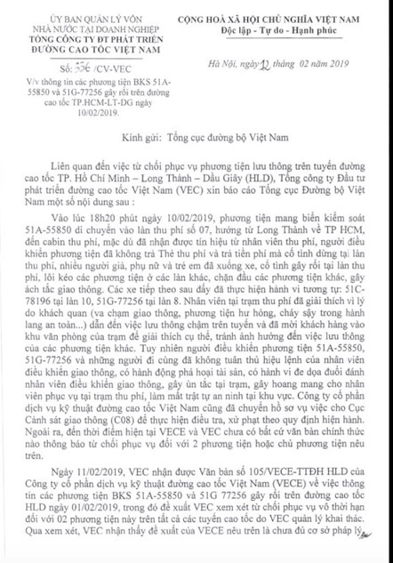 VECE cam cua phuong tien anh 1