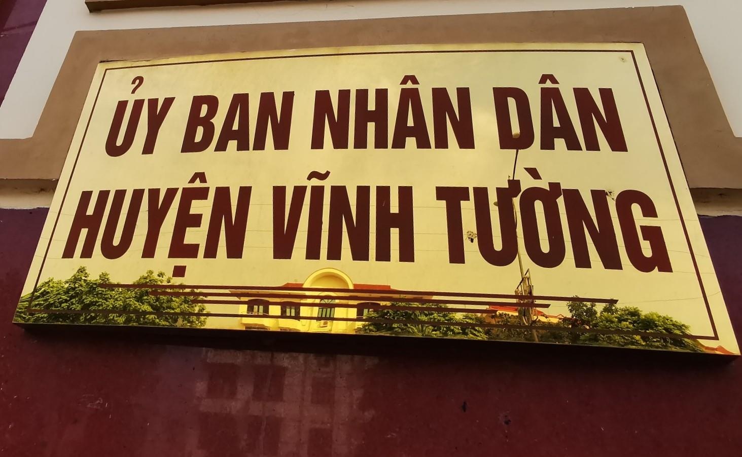 Vinh Tuong tu chi ra nhieu vi pham dat dai sau vu thanh tra voi tien hinh anh