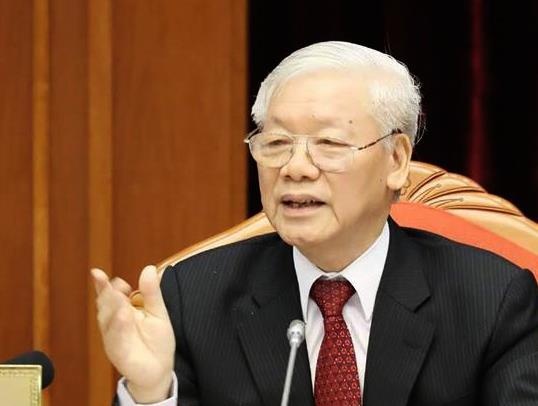 Tong bi thu, Chu tich nuoc Nguyen Phu Trong chu tri hop Bo Chinh tri hinh anh