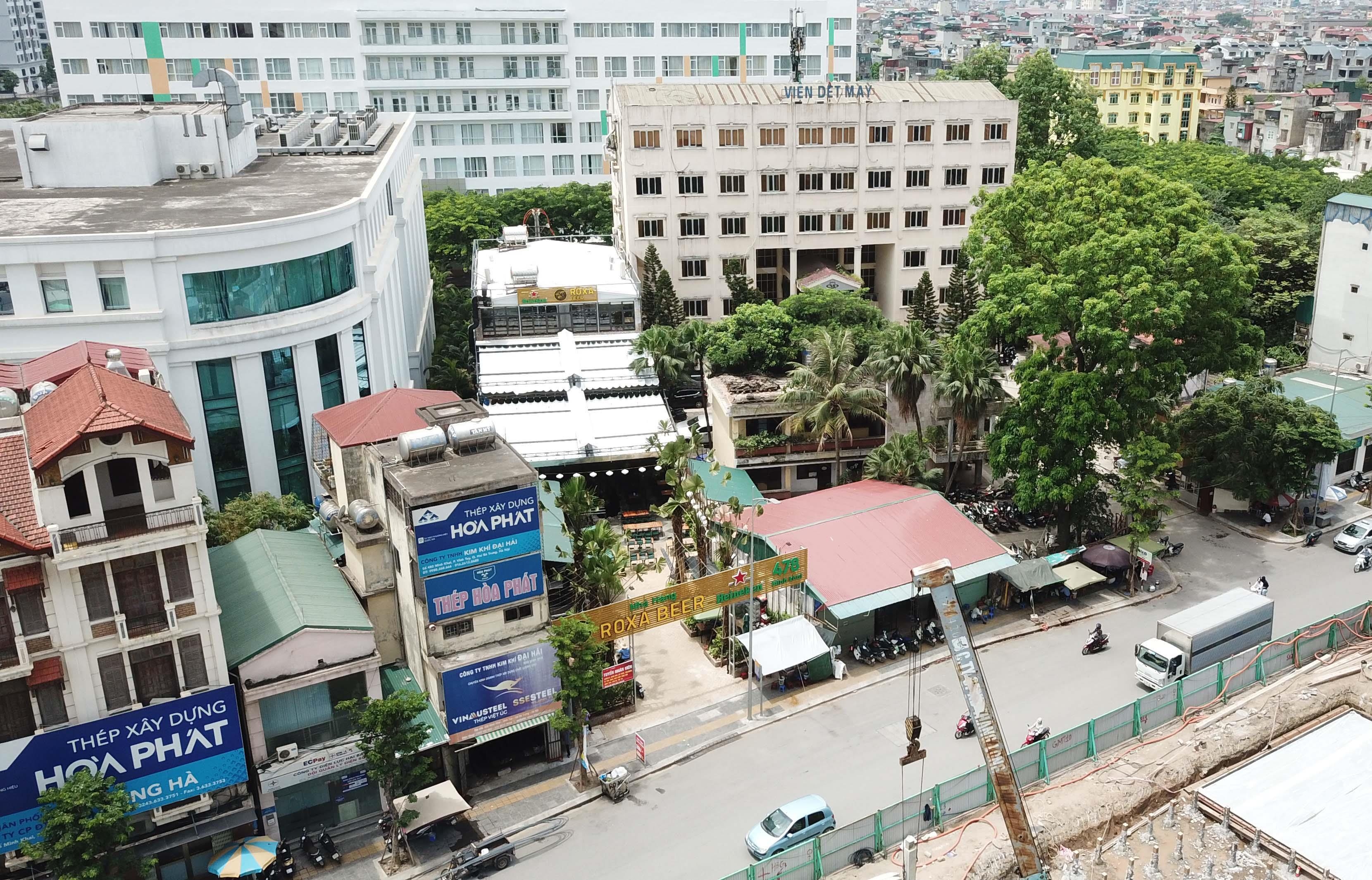 Đất vàng viện dệt may thành quán bia ảnh 1 Dat vang vien det may thanh quan bia anh 1