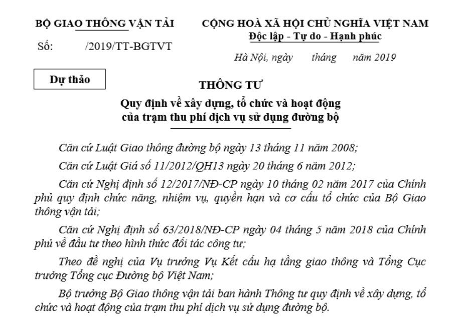 Bo GTVT tra lai cach goi tram thu phi anh 2