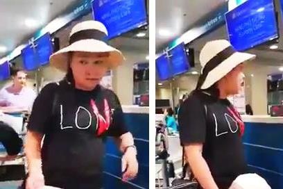 nữ hành khách gây rối tại sân bay ảnh 1 nu hanh khach gay roi tai san bay anh 1