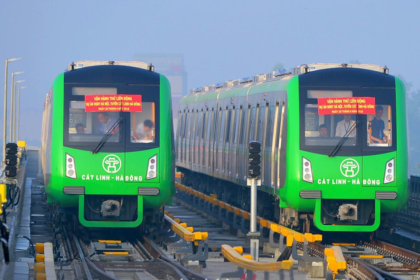 Duong sat Cat Linh - Ha Dong chay thu lan cuoi de nghiem thu hinh anh