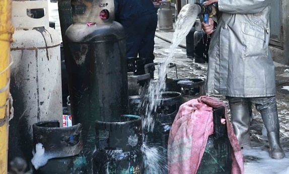 No binh gas khien mot nguoi tu vong hinh anh