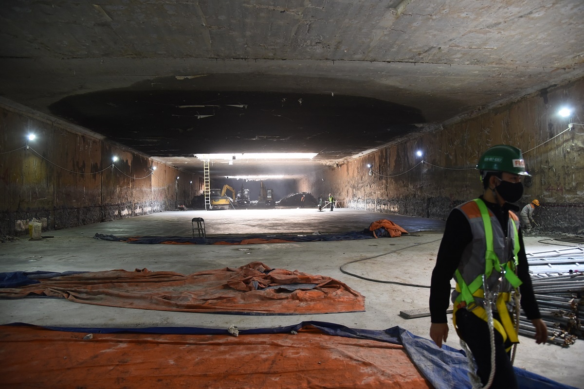 ga ngam metro Nhon - Ga Ha Noi anh 4