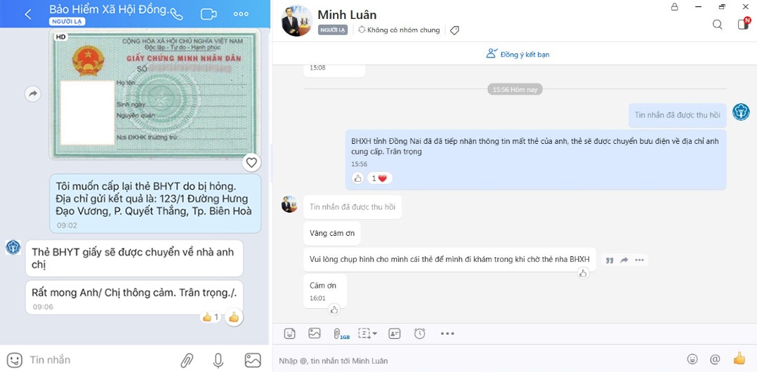 giai quyet bao hiem xa hoi qua zalo anh 1