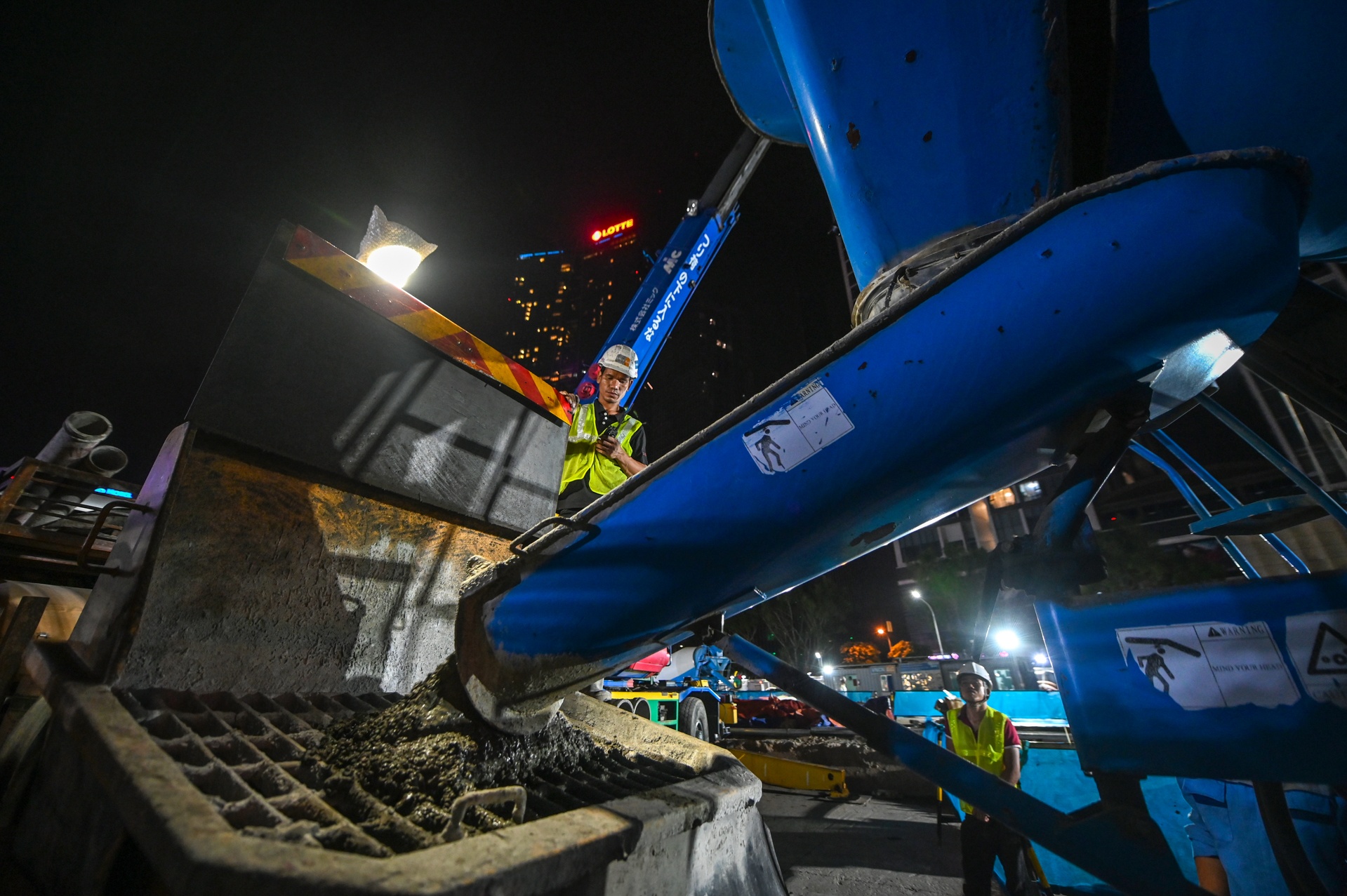 thi cong ga ngam Nhon - Ga Ha Noi anh 3