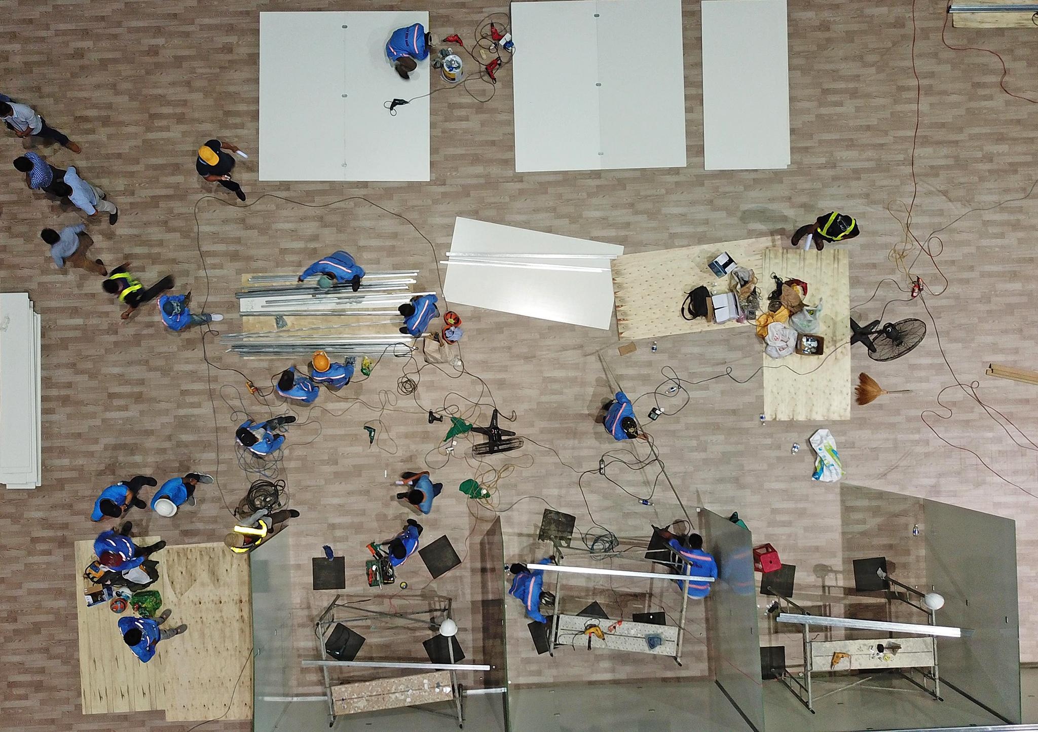 Thi cong benh vien da chien Da Nang anh 15