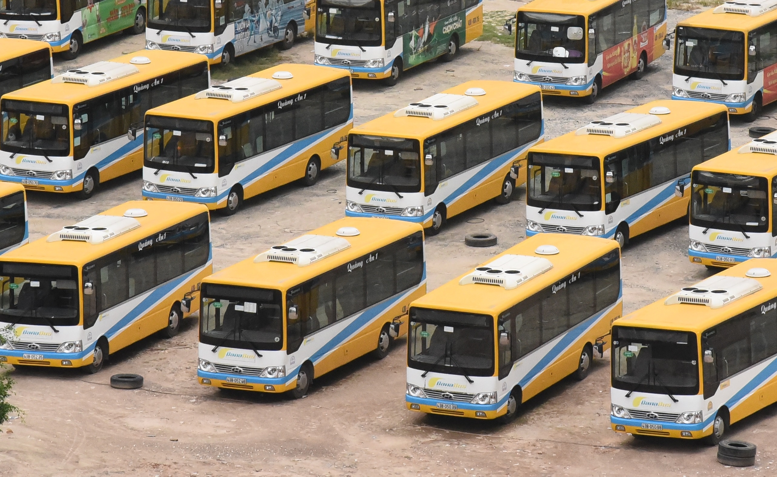 Bo quy dinh gian cach tren tau xe xuat phat tu Da Nang hinh anh