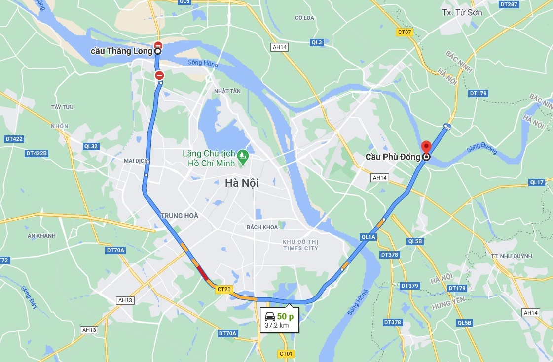 thong xe cau can Nam Thang Long anh 3