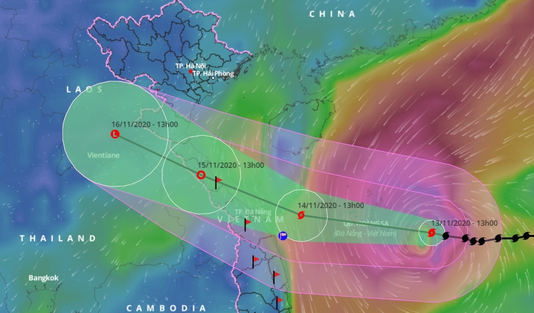Bao so 13 bat dau giam cap hinh anh