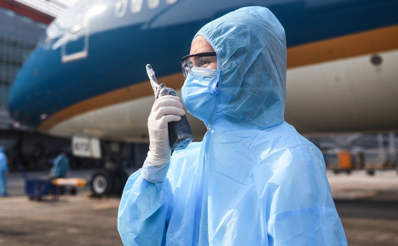 San bay Van Don ngung tiep nhan chuyen bay sau ca mac Covid-19 hinh anh