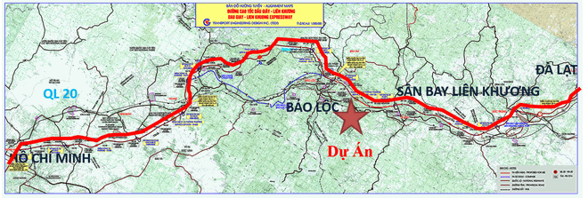 cao toc Tan Phu - Bao Loc anh 1