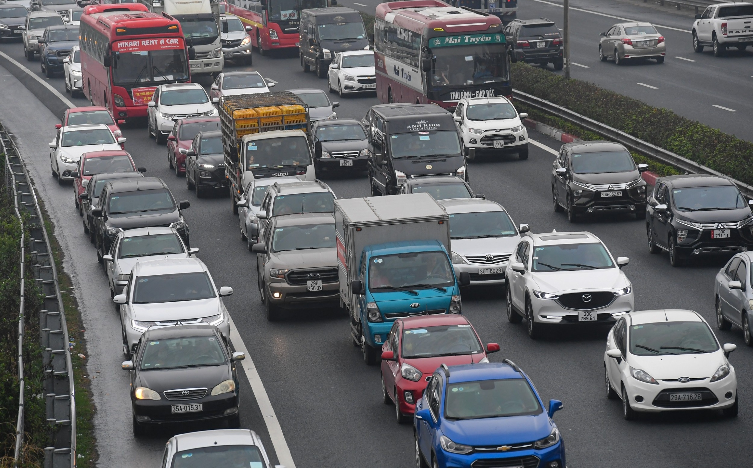 Xa tram thu phi Van Diem vi un tac keo dai hinh anh