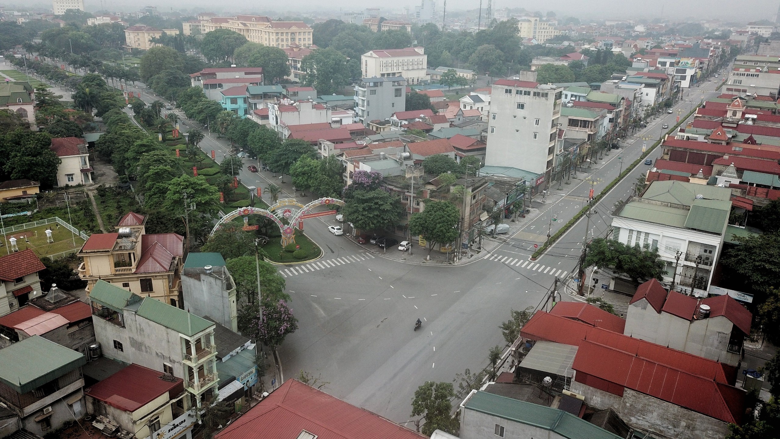 Vinh Yen cach ly xa hoi anh 1