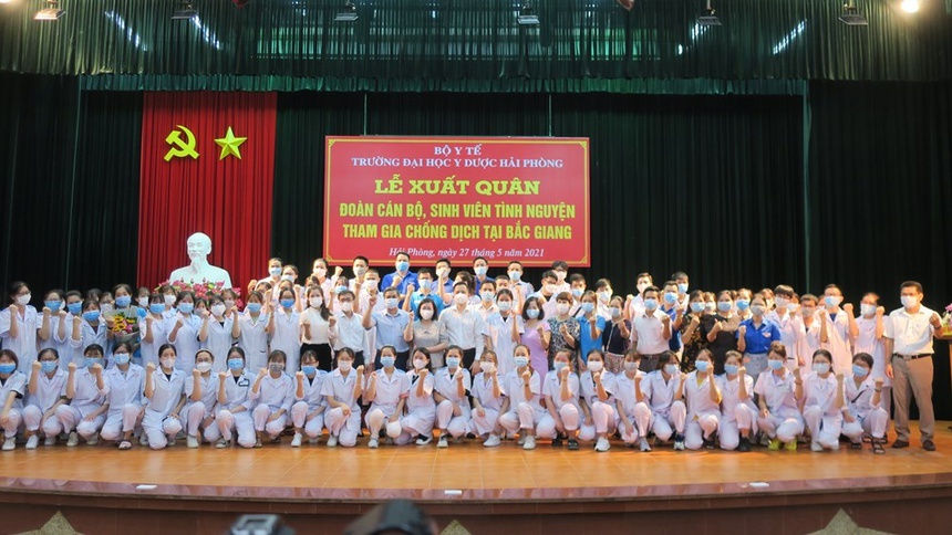 sinh vien Hai Phong chi vien Bac Giang anh 1