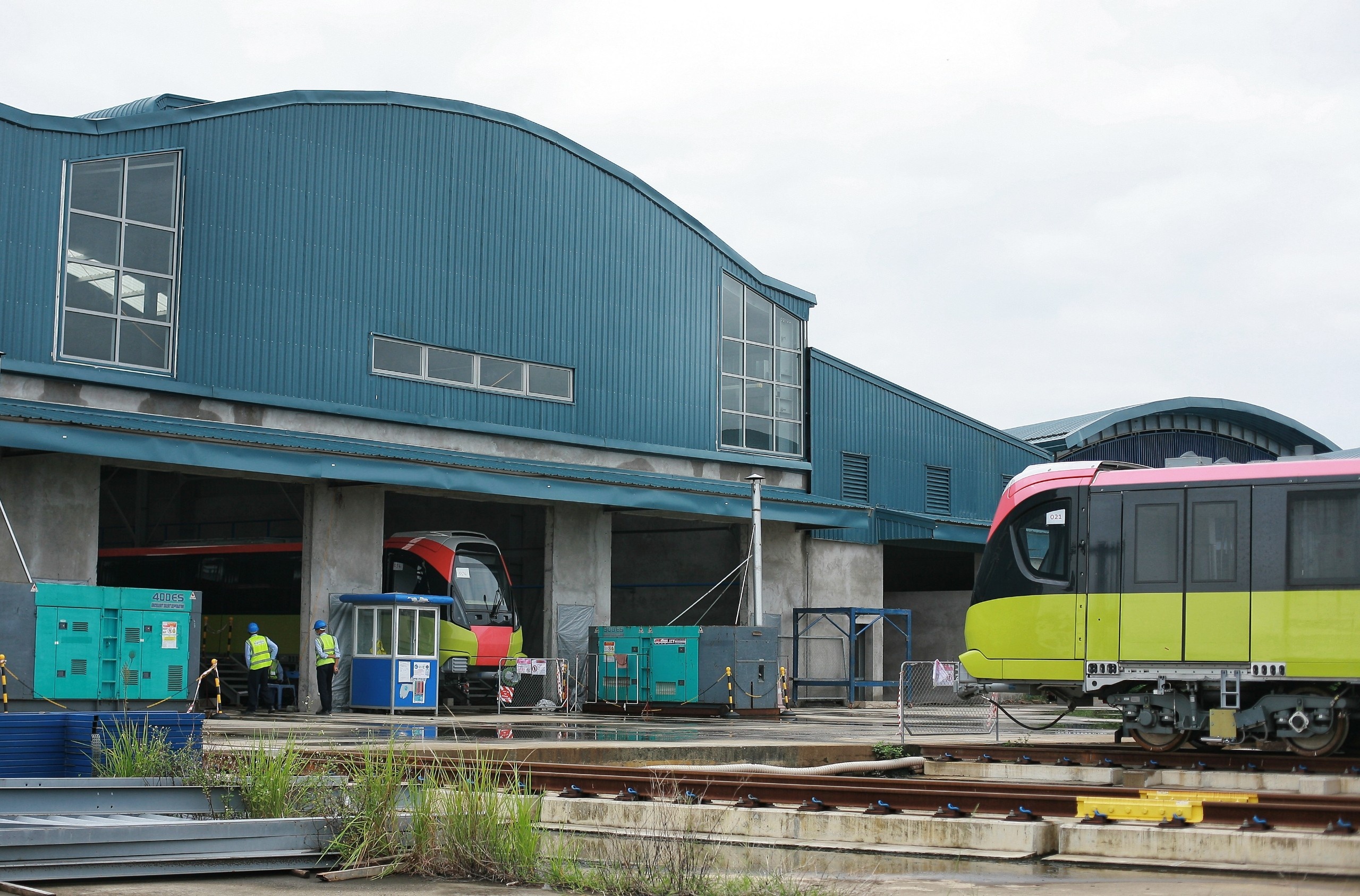 metro Nhon - Ga Ha Noi cham tien do anh 1