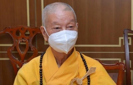 De cu hoa thuong Thich Tri Quang lam quyen Phap chu Giao hoi Phat giao hinh anh